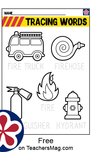 The 5 Best WORKSHEETS for FIRE SAFETY Preschool Theme - Preschool.org