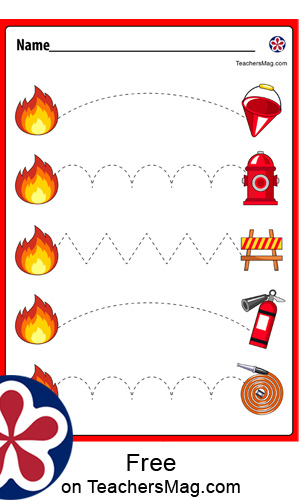 safety worksheet for kindergarten