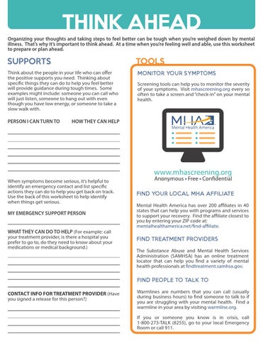 Worksheet think ahead by SAGE - Issuu