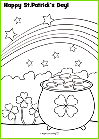 St. Patricks Day Worksheet | Maple Leaf Learning Library