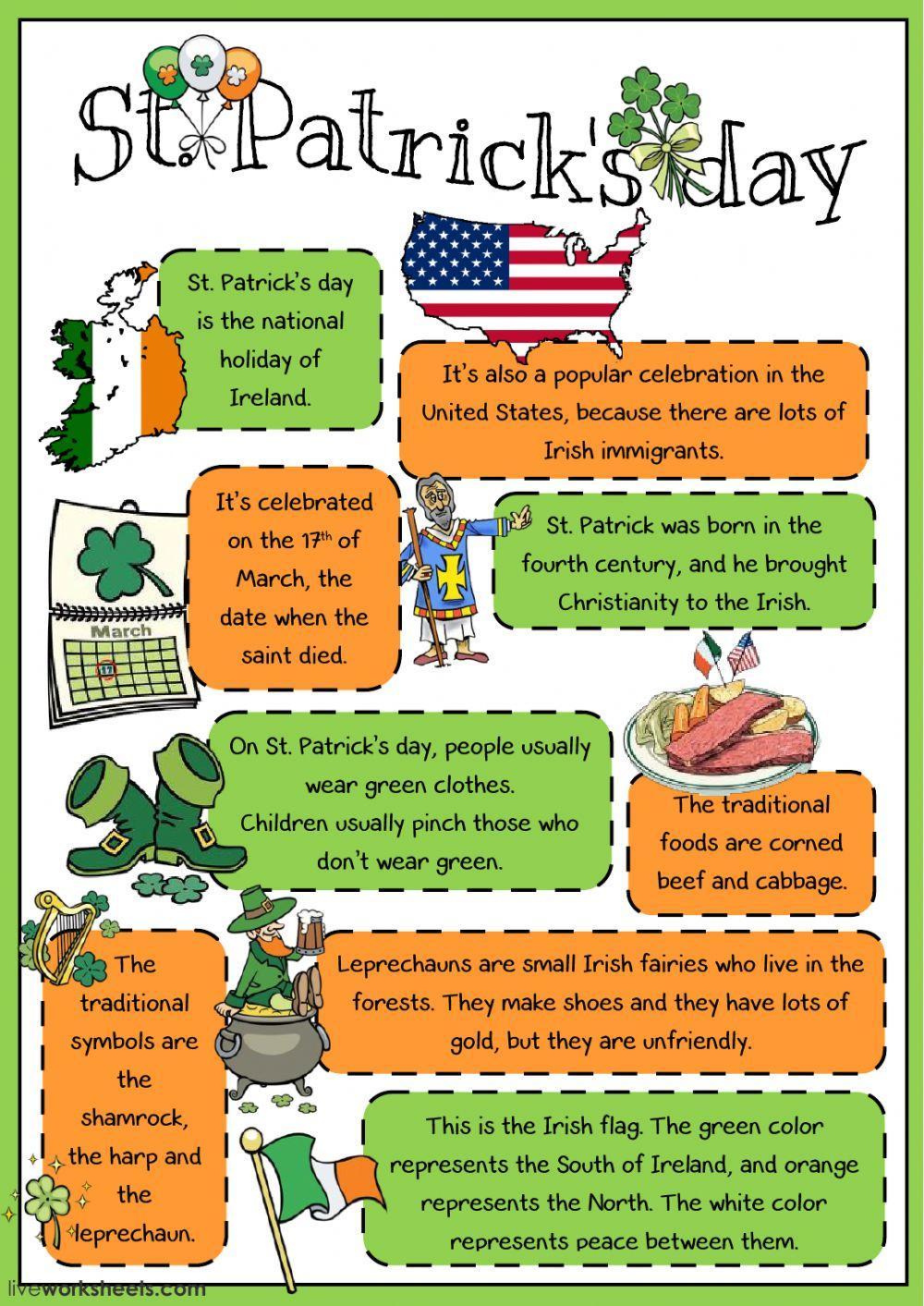 St. Patricks Day worksheet  