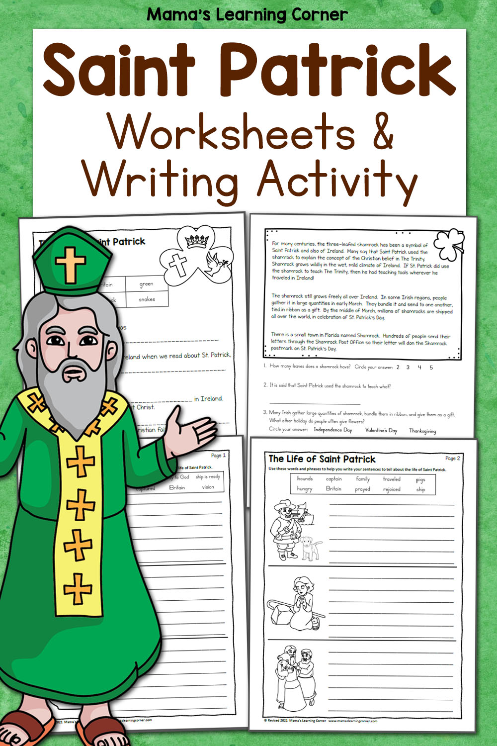 St Patricks Day Worksheets 2nd Grade English Factory Sale | www ...