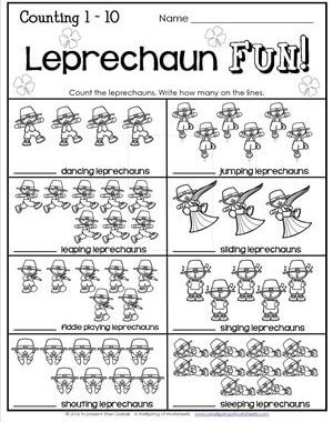 saint patrick worksheet