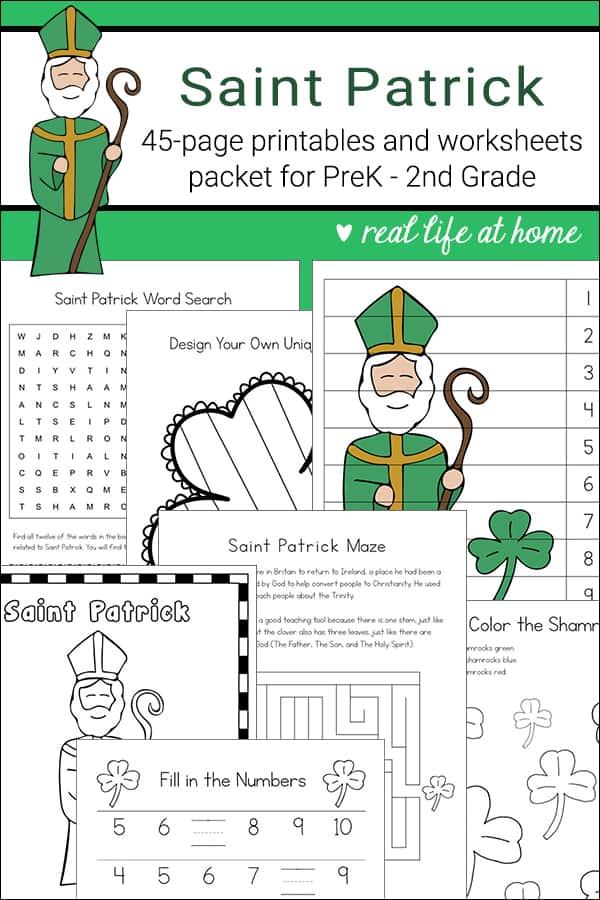 saint patrick worksheet
