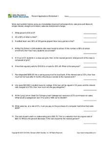 sales tax and discount worksheet answer key