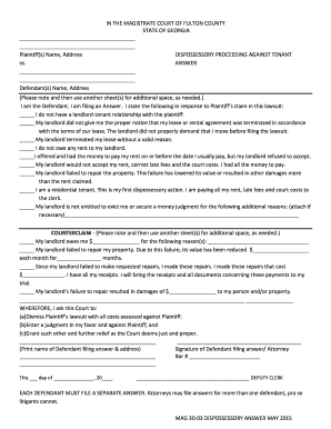 sample eviction notice ga