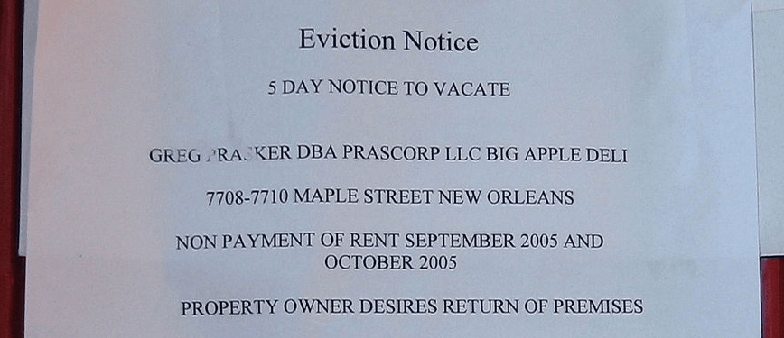 sample eviction notice in ontario
