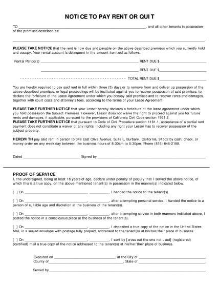 sample eviction notice jamaica