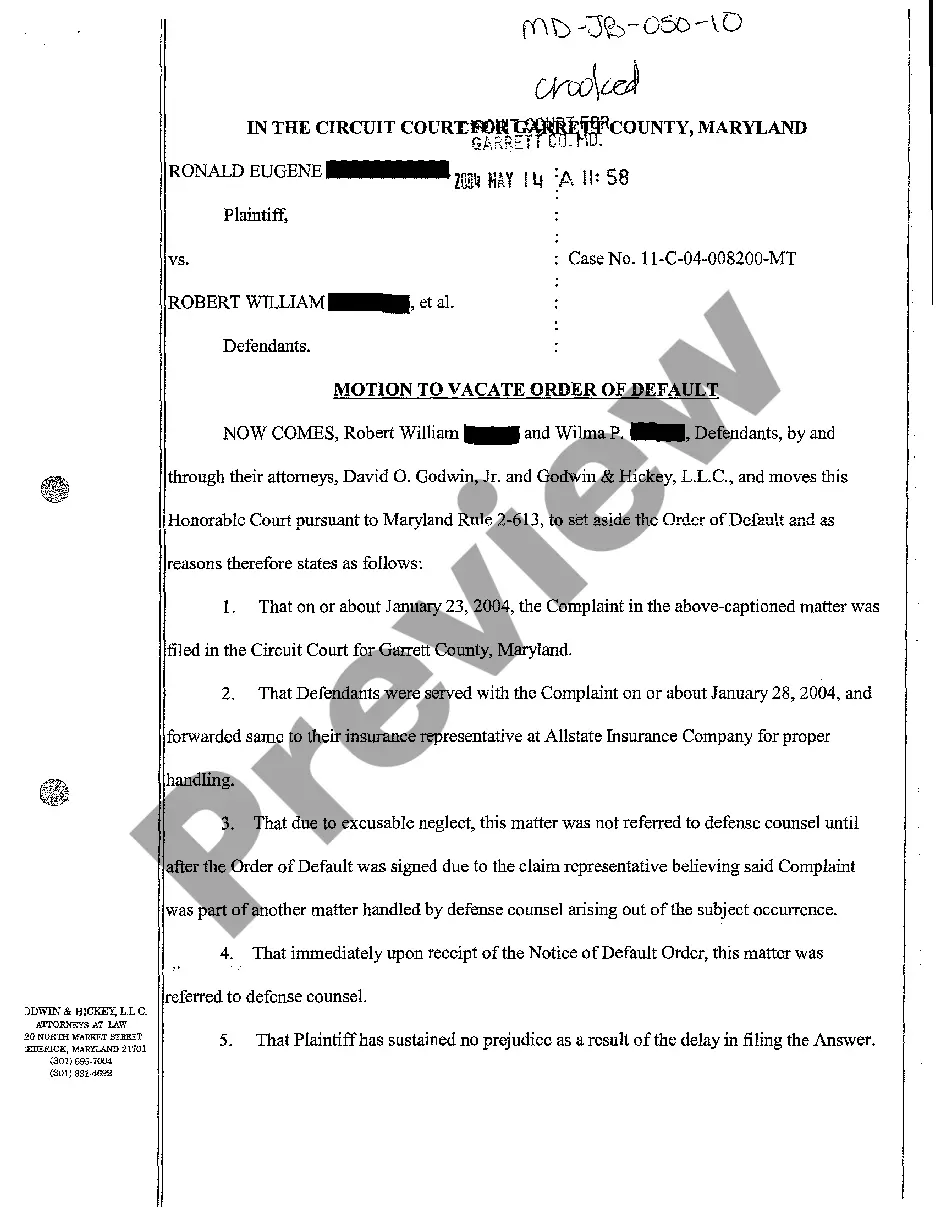 sample eviction notice letter maryland