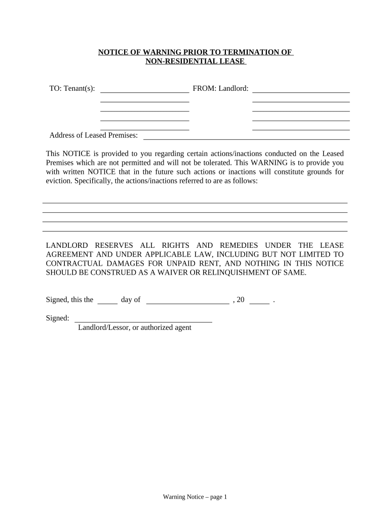 sample eviction notice new hampshire