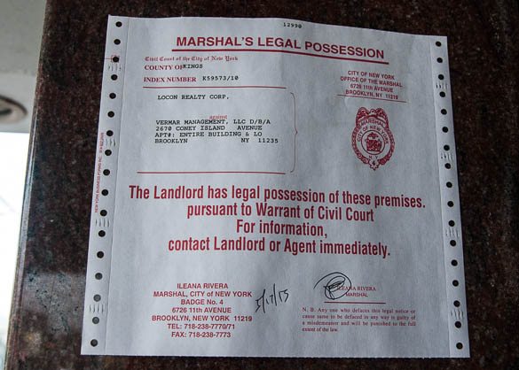 Eviction Judgments and Warrants in New York — New York Real Estate ...