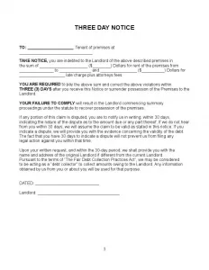Free New York 3-day Eviction Notice Form (Pay or Quit) | FormsPal