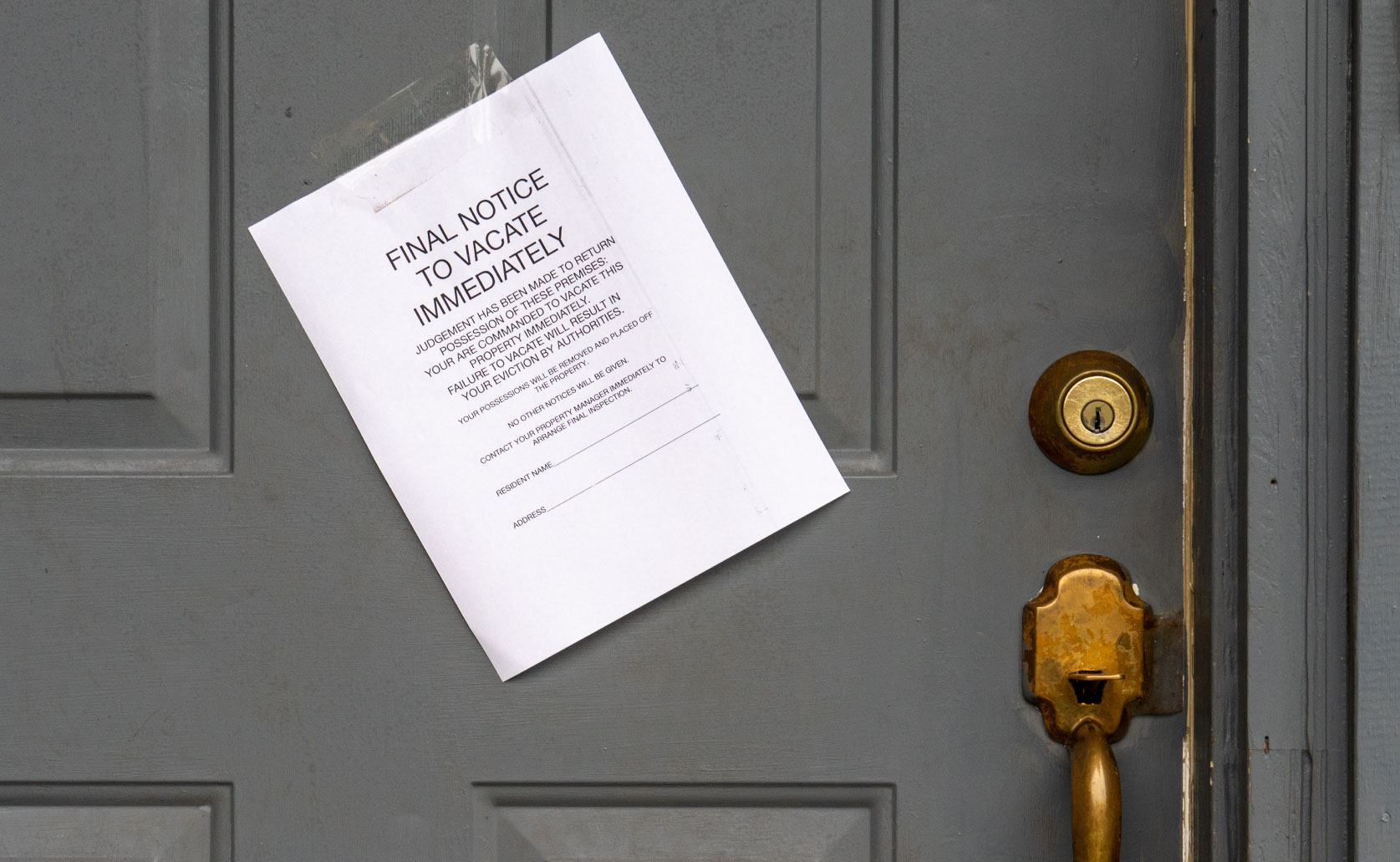 sample eviction notice south africa