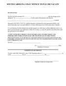Free South Carolina Rental Lease Agreement Templates | PDF | Word
