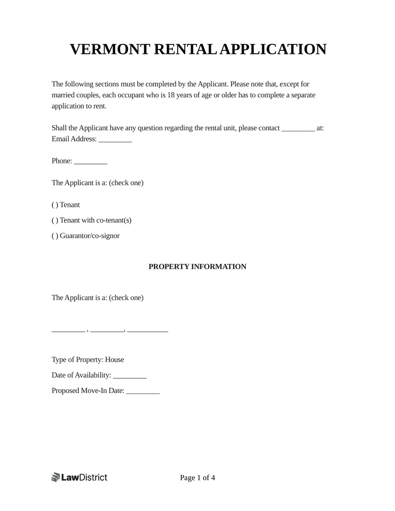 sample eviction notice vermont
