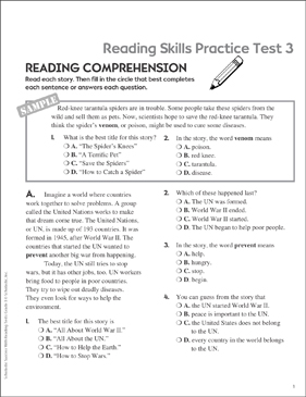 Grade 3 Reading Comprehension Exercises | Worsheets library - Worksheets ...