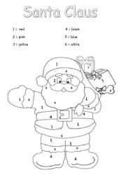 Santa Claus - ESL worksheet by marilena80