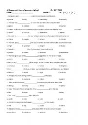 SAT common 3000 words - ESL worksheet by cazzo