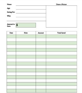 Saving Money Worksheet for Kids (FREE Printable) - Adore Them ...