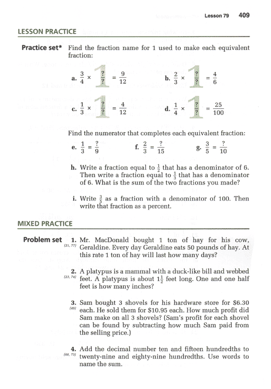saxon math worksheet 5th grade