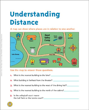 scale maps worksheet