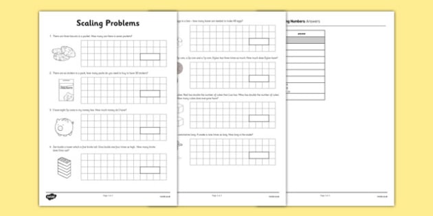 Scaling Problems (teacher made) - Twinkl