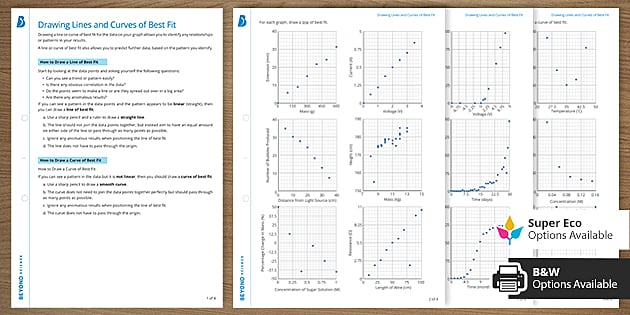scatter plots and line of best fit worksheet answers