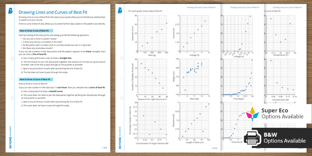 scatter plots and lines of best fit worksheet answers