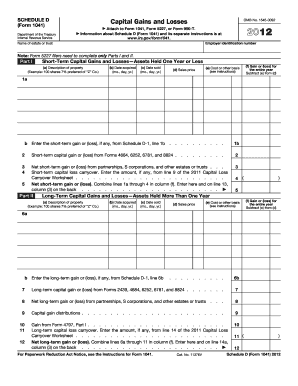 Editable Schedule D (1041 form) Templates | DocHub