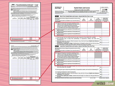 How to Complete a Schedule D Form (with Pictures) - wikiHow Life