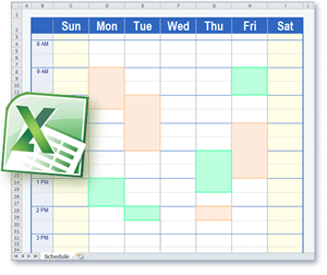 Schedule Templates in Excel Format