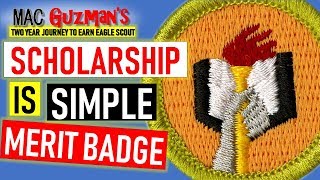 scholarship merit badge worksheet