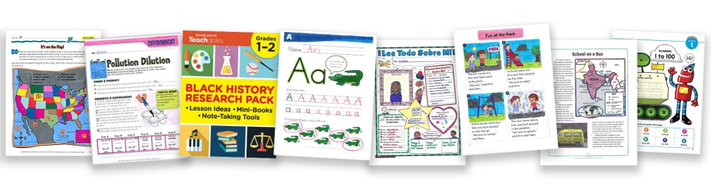 Free Printable Worksheets | Scholastic Teachables