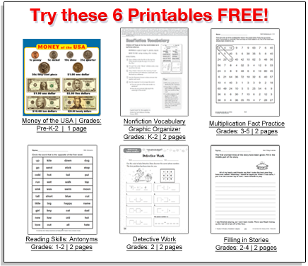 Scholastic Printables: Explore Our Selection of Printable Lesson ...