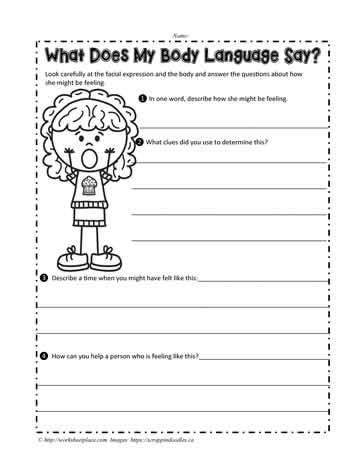 school behavior worksheet