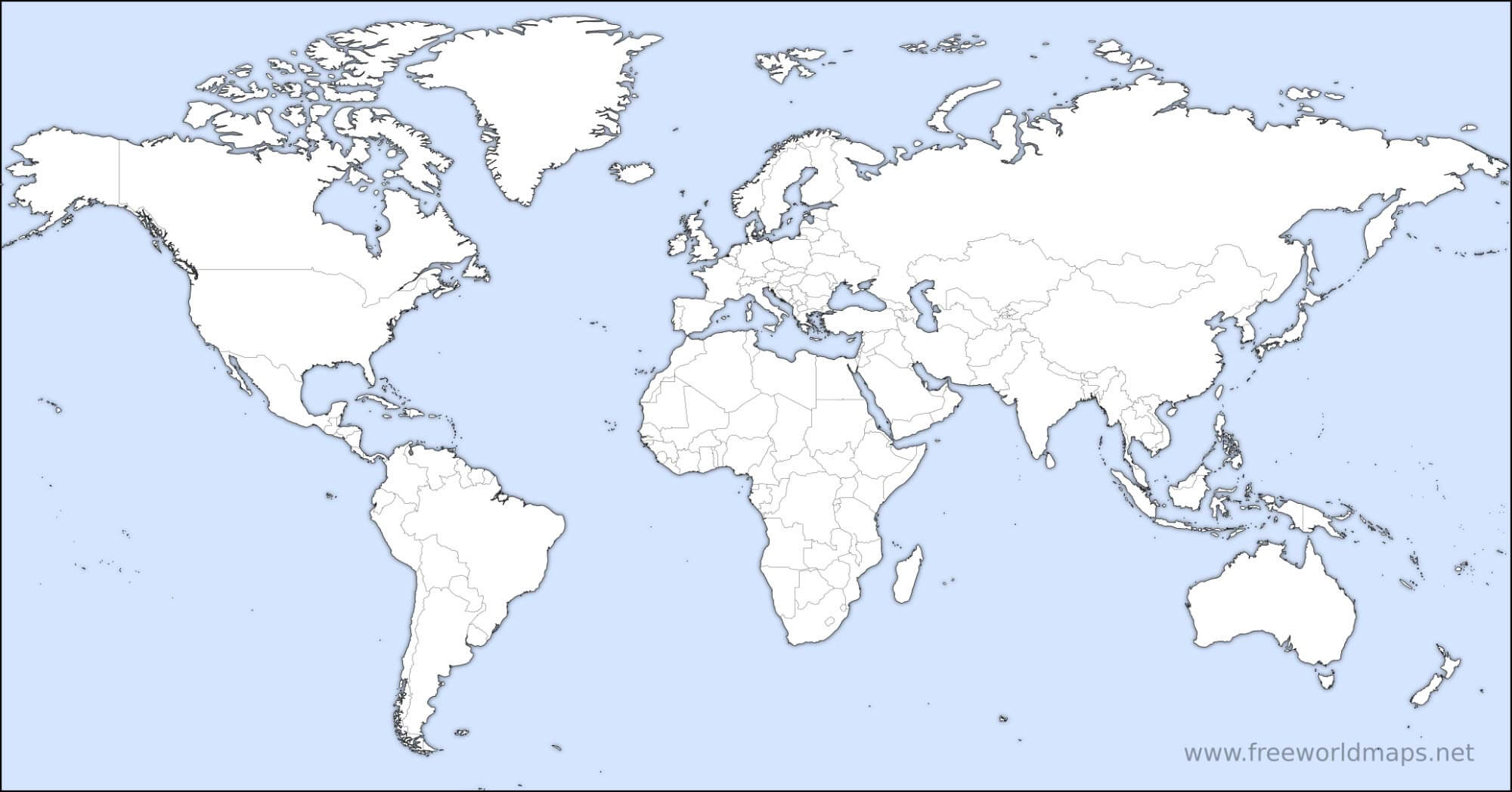school map of the world printable