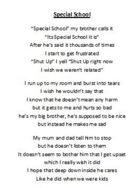 BBC - Blast Writing - Special School Poem