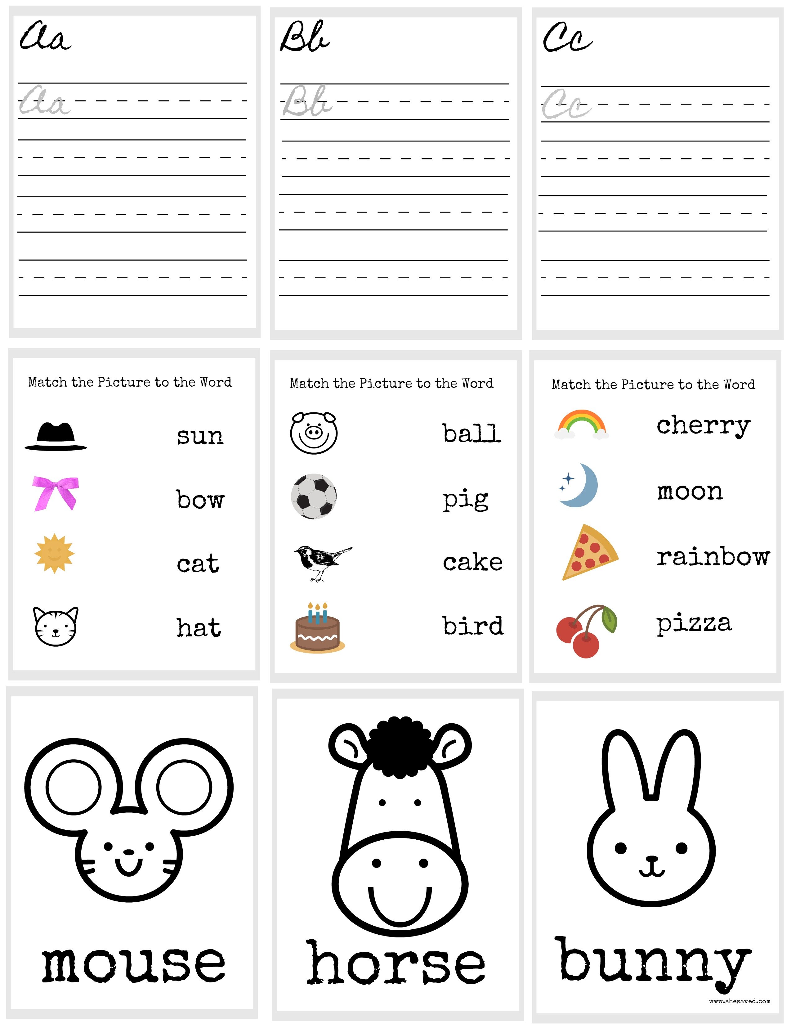 FREE Doll Printable School Worksheets - SheSaved®