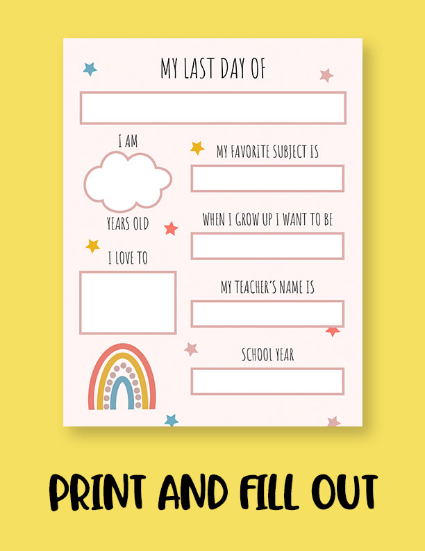 Last Day of School Signs - 300+ FREE Printables | Printabulls