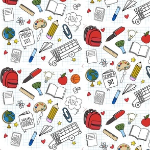 1st Day Of School Fabric, Wallpaper and Home Decor | Spoonflower