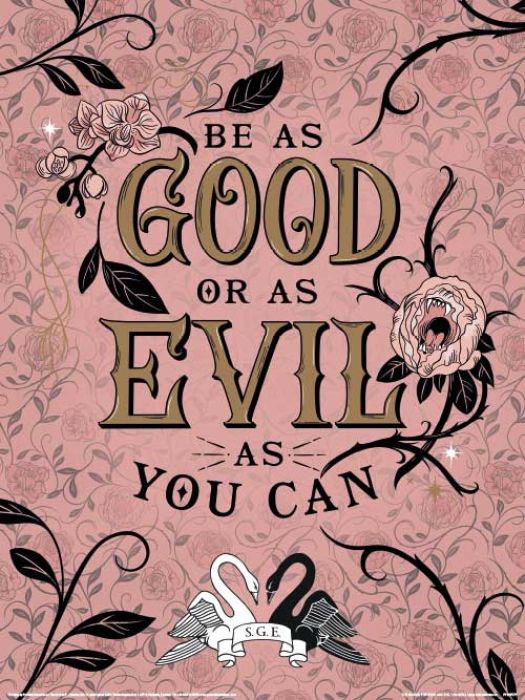 The School for Good &  Evil Art Print 30x40cm