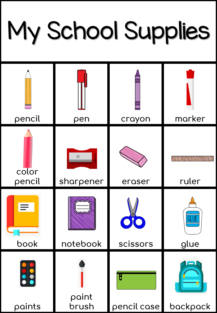 My school, my classroom and my school supplies | Dasbeth Online ...