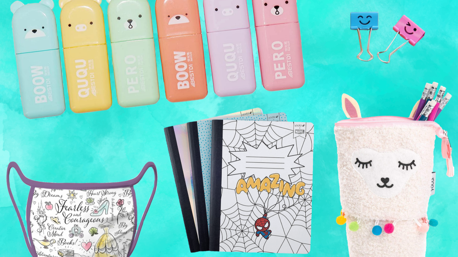 Cute school supplies for back to school