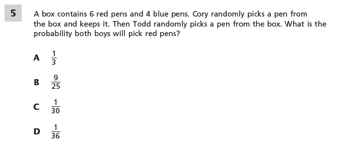 New York State Tests: 7th grade math 2010 | Gary Rubinsteins Blog