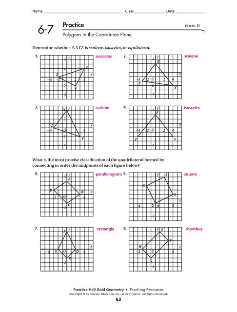 school worksheet and answers