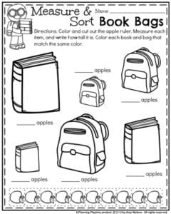 Back to School First Grade Worksheets - Planning Playtime