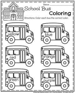 school worksheet for preschoolers