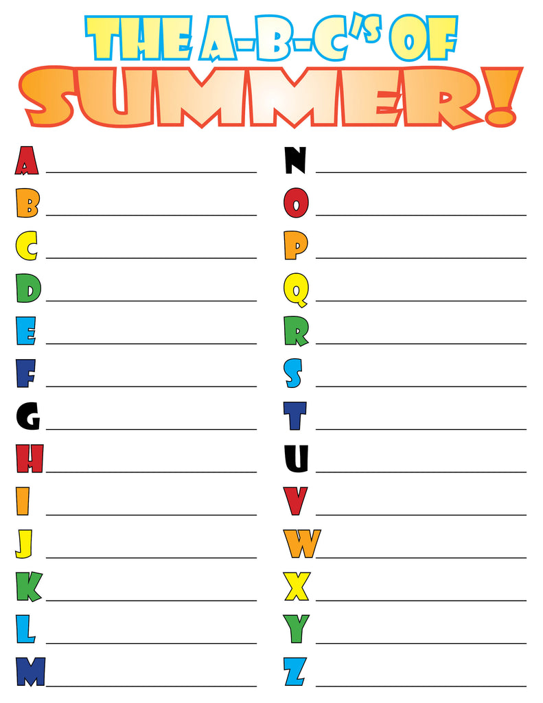 Back to School &  All About Me Printable Worksheets| Radio Flyer