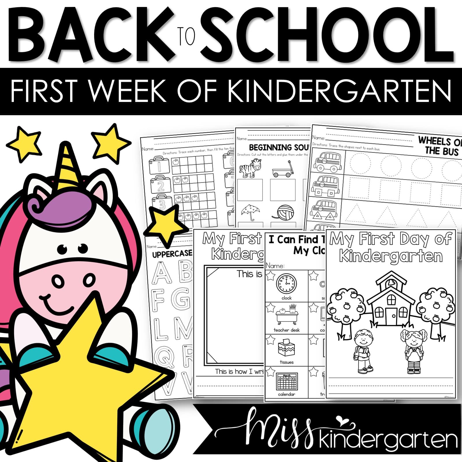 FREE Printable Back To School Worksheets for Preschool   ...
