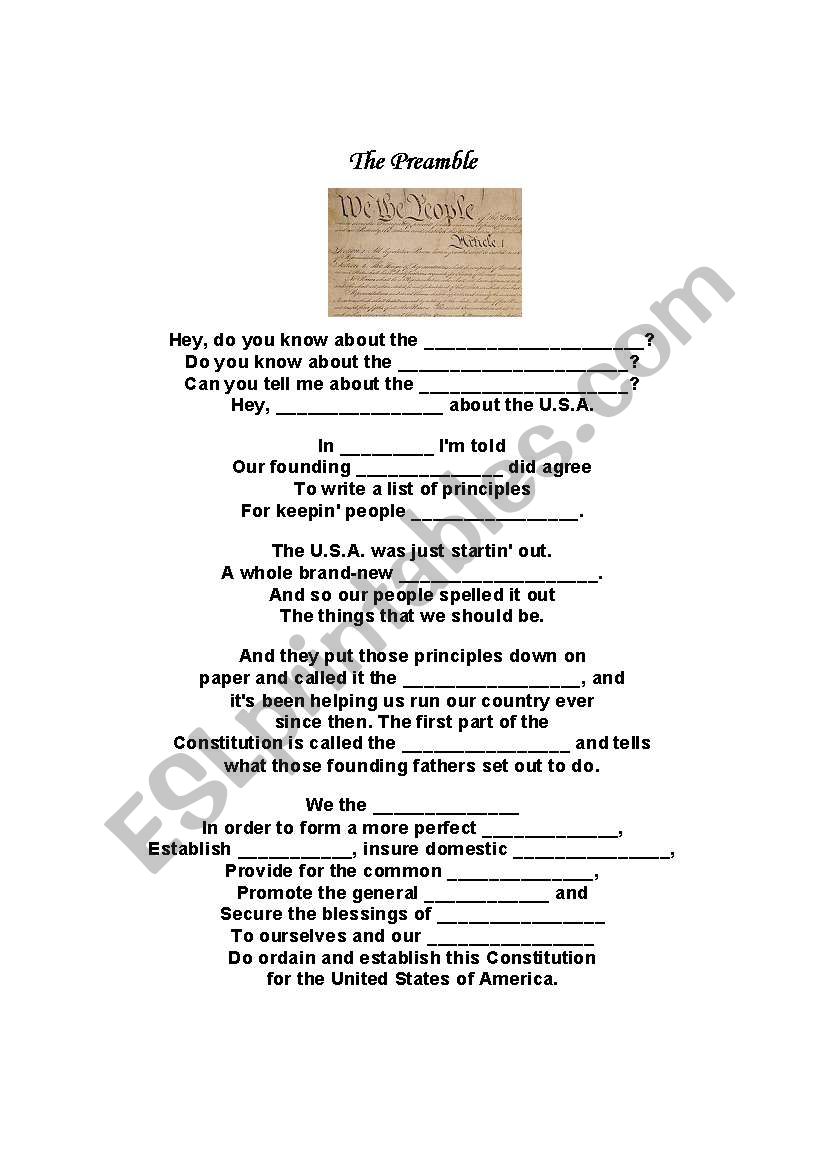 schoolhouse rock worksheet